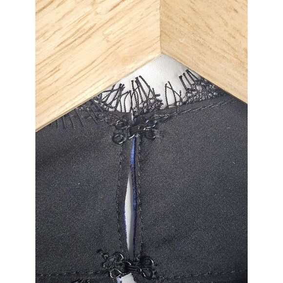 Badgley Mischka Britney Violet Multi Lace Sleeveless Mini Dress Size 12 - Picture 5 of 12